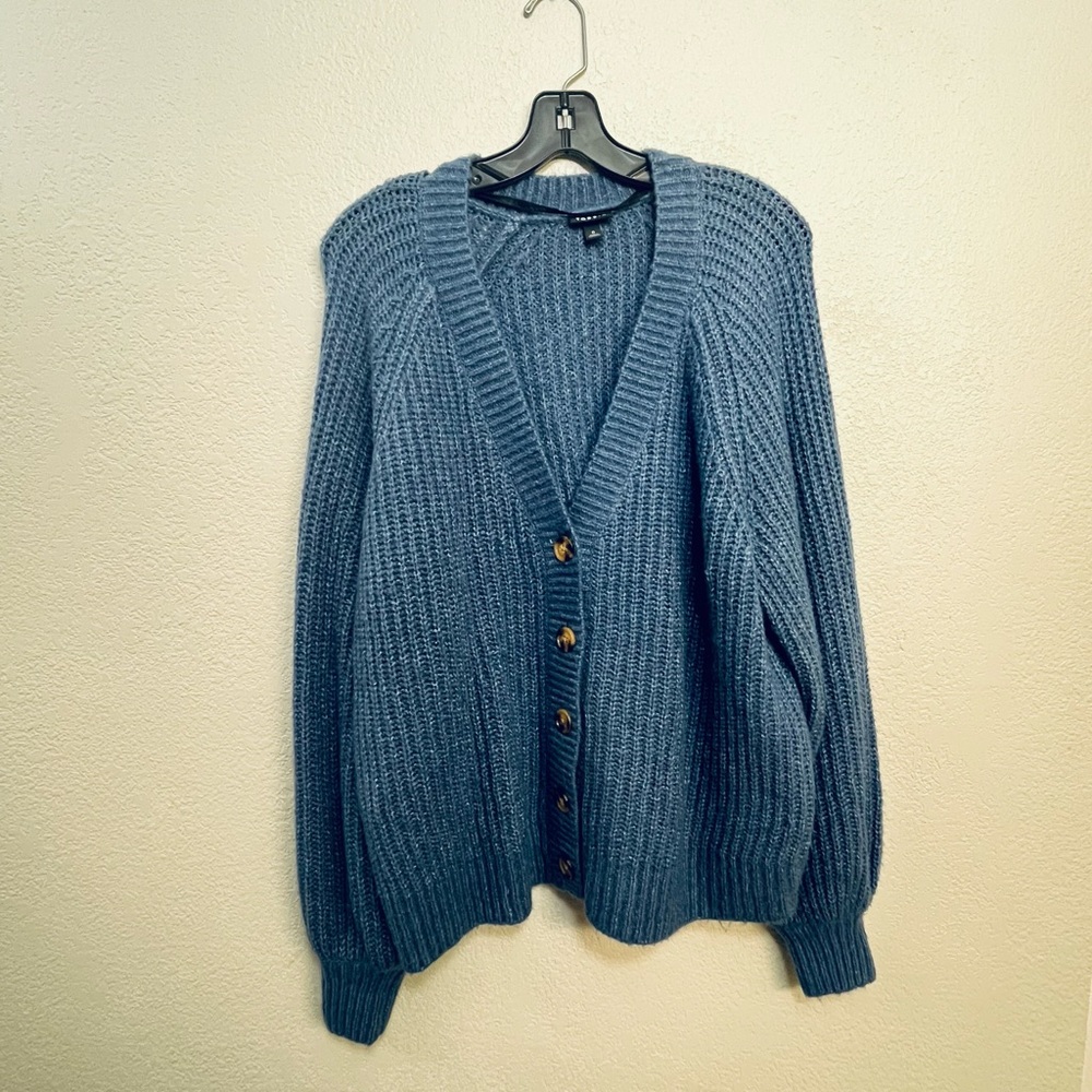 Torrid Blue Cardigan Sweater